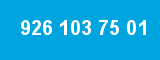 926 103 75 01